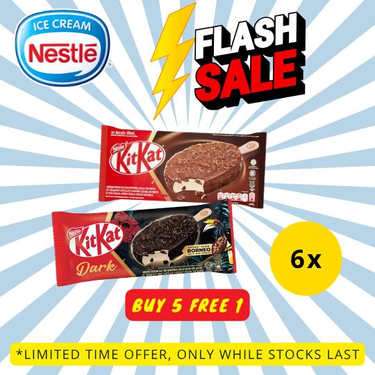 [FLASH SALE] NESTLÉ KitKat Stick /DARK BORNEO Combo (6 Sticks)