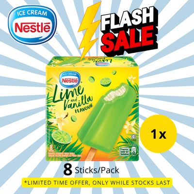 [FLASH SALE] NESTLÉ Lime and Vanilla Multipack  (8x70ml)