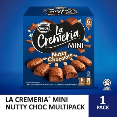 Nestlé La Cremeria Mini Nutty Chocolate Multipack (6pcs x 45ml)