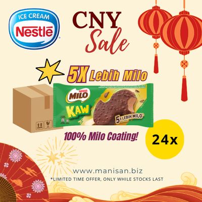 [CNY] NESTLÉ MILO KAW Ice Cream Stick (24 Sticks)