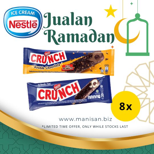 [SALE] NESTLÉ Crunch Vanilla / Double Choc Ice Cream  (8 Sticks)