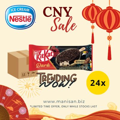 [CNY] Nestlé KitKat DARK Stick Ice Cream  (24 Sticks)