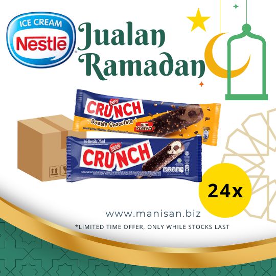 [SALE] NESTLÉ Crunch Vanilla / Double Choc Ice Cream  (24 Sticks)