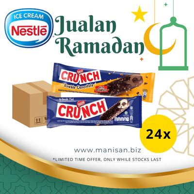 [SALE] NESTLÉ Crunch Vanilla / Double Choc Ice Cream  (24 Sticks)