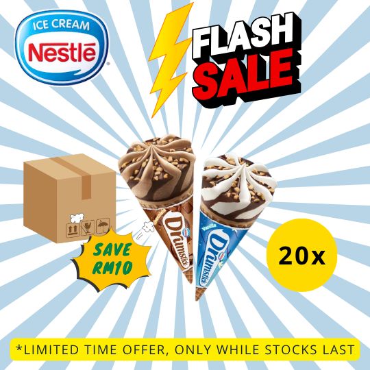 [FLASH SALE] NESTLÉ Drumstick Cone Ice Cream (20 Cones)