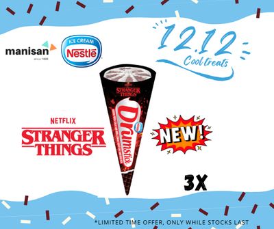 [12.12] NESTLÉ Drumstick Stranger Things (3 Cones)