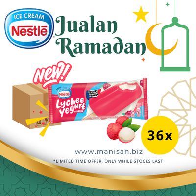 [SALE] Nestlé Lychee Yogurt Ice Cream Stick (36 Sticks)