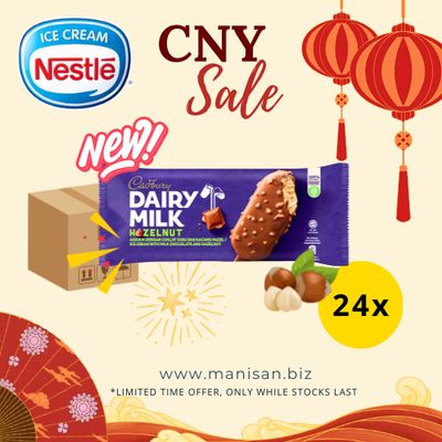 [CNY] Cadbury Hazelnut Ice Cream Stick (24 Sticks)