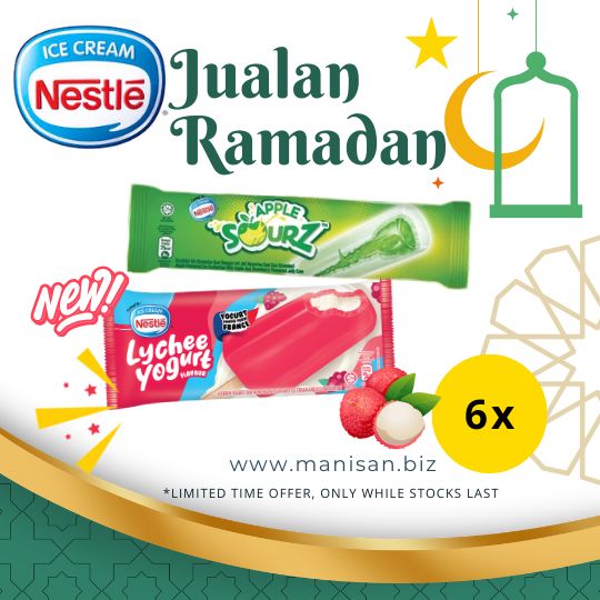 [SALE] NESTLÉ Lychee Yogurt / Apple Sourz (6 Sticks)