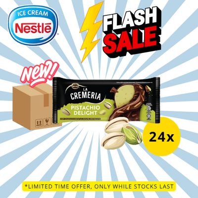 [FLASH SALE] LA CREMERIA Pistachio Delight (24 Sticks)