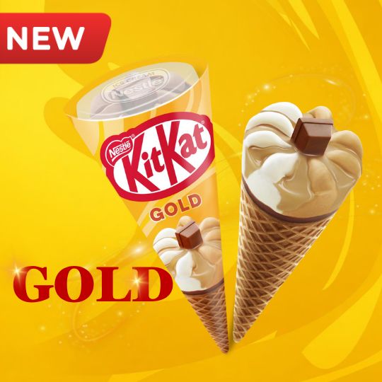 Nestle KitKat GOLD Cone Ice Cream (10pcs)