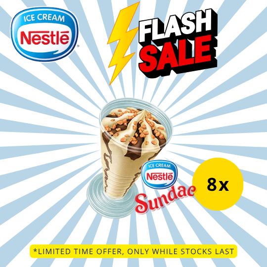 [FLASH SALE] NESTLÉ Sundae Cup (8 Cups)