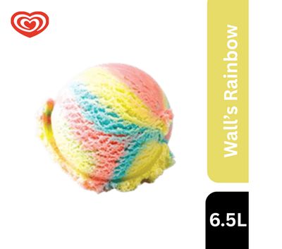 Wall's Tub 6.5L Rainbow Ice Cream