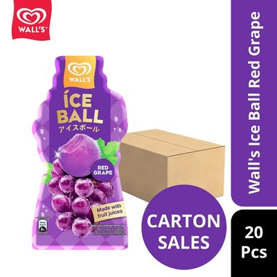 Wall's Red Grape Ice Ball (20pcs)