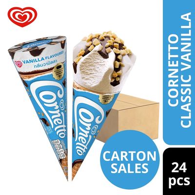 Cornetto Classic Vanilla Ice Creams (24pcs)