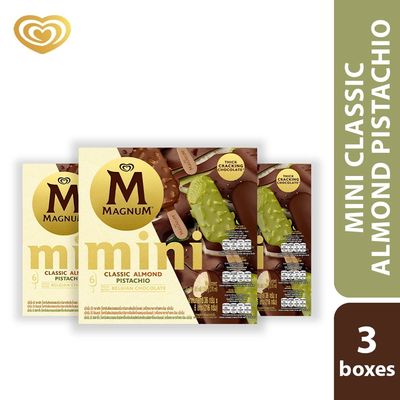 Magnum Mini Classic Almond Pistachio Mix (3 boxes)