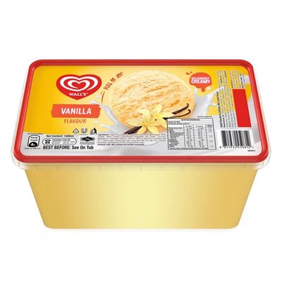 Wall's 1.4L Ice Cream by Carton (4 Tubs Single Flavour)