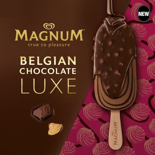 Magnum Belgian Chocolate Luxe Ice Cream (24pcs)