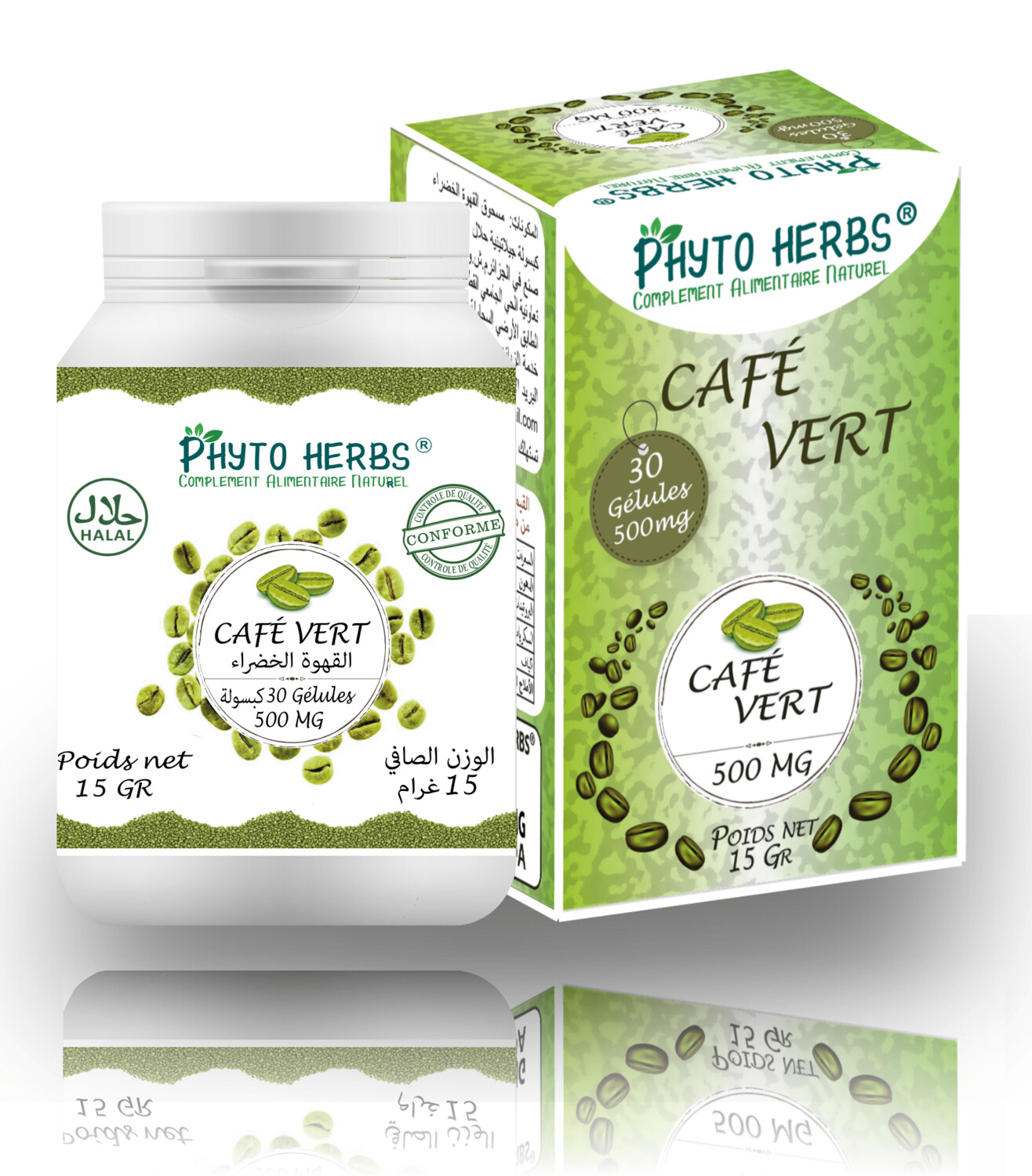 Café vert 30 gélules كبسولات القهوة الخضراء