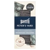 Peter's Yard Rye and Charcol Crispbreads