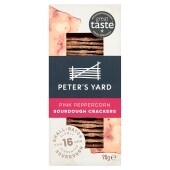Peter's Yard Pink Peppercorn Sourdough Crackers