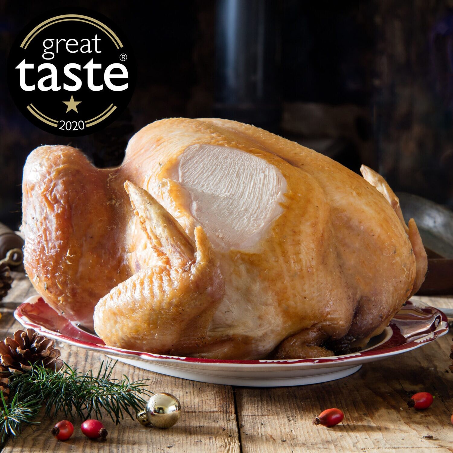 Free Range Bronze Turkey for 6-24 people