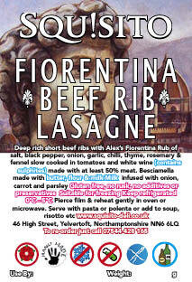 Alex&#39;s Fiorentina Beef Rib Ragu Lasagne