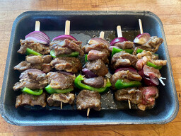 Korean Bulgogi Barbecue Skewers