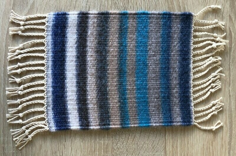 Tapis mini "Graffimix" bleu