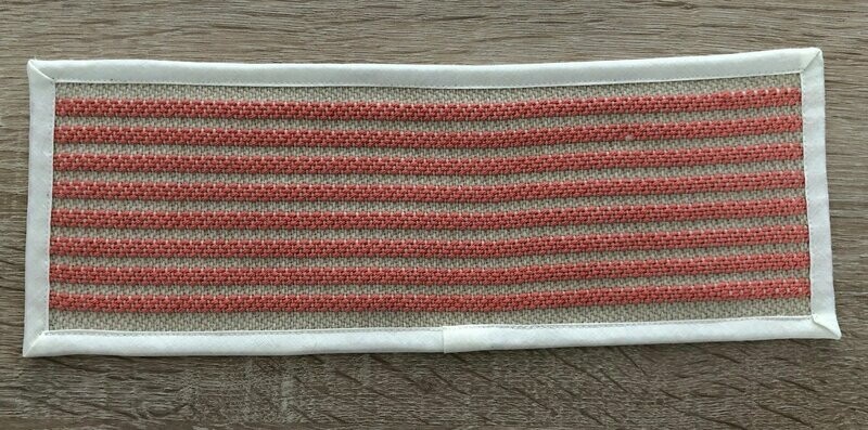 2 Sous-verres "Esykaïégo" écru/orange