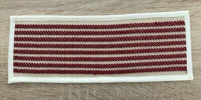 2 Sous-verres "Esykaïégo" écru/rouge