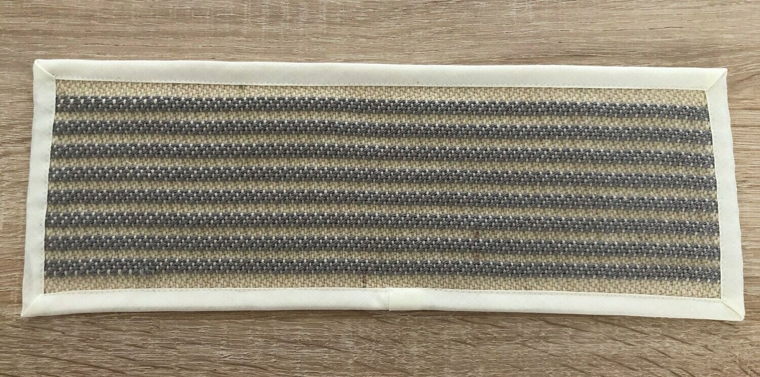 2 Sous-verres "Esykaïégo" écru/gris clair