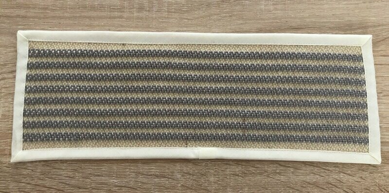 2 Sous-verres "Esykaïégo" écru/gris clair