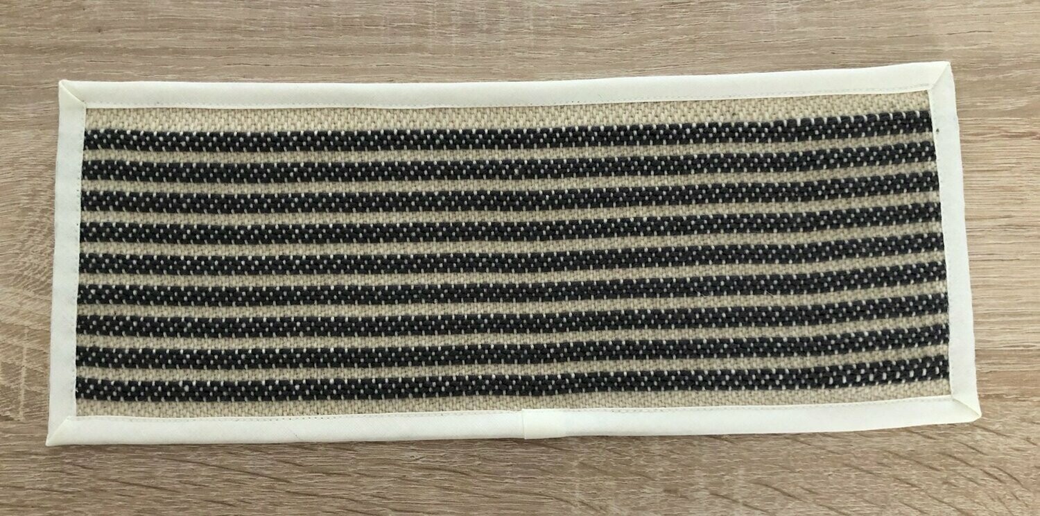 2 Sous-verres "Esykaïégo" écru/gris