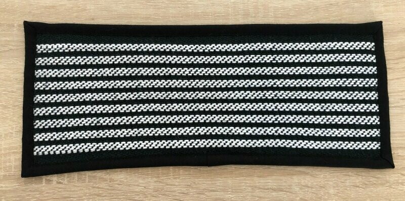 2 Sous-verres "Esykaïégo" noir/blanc