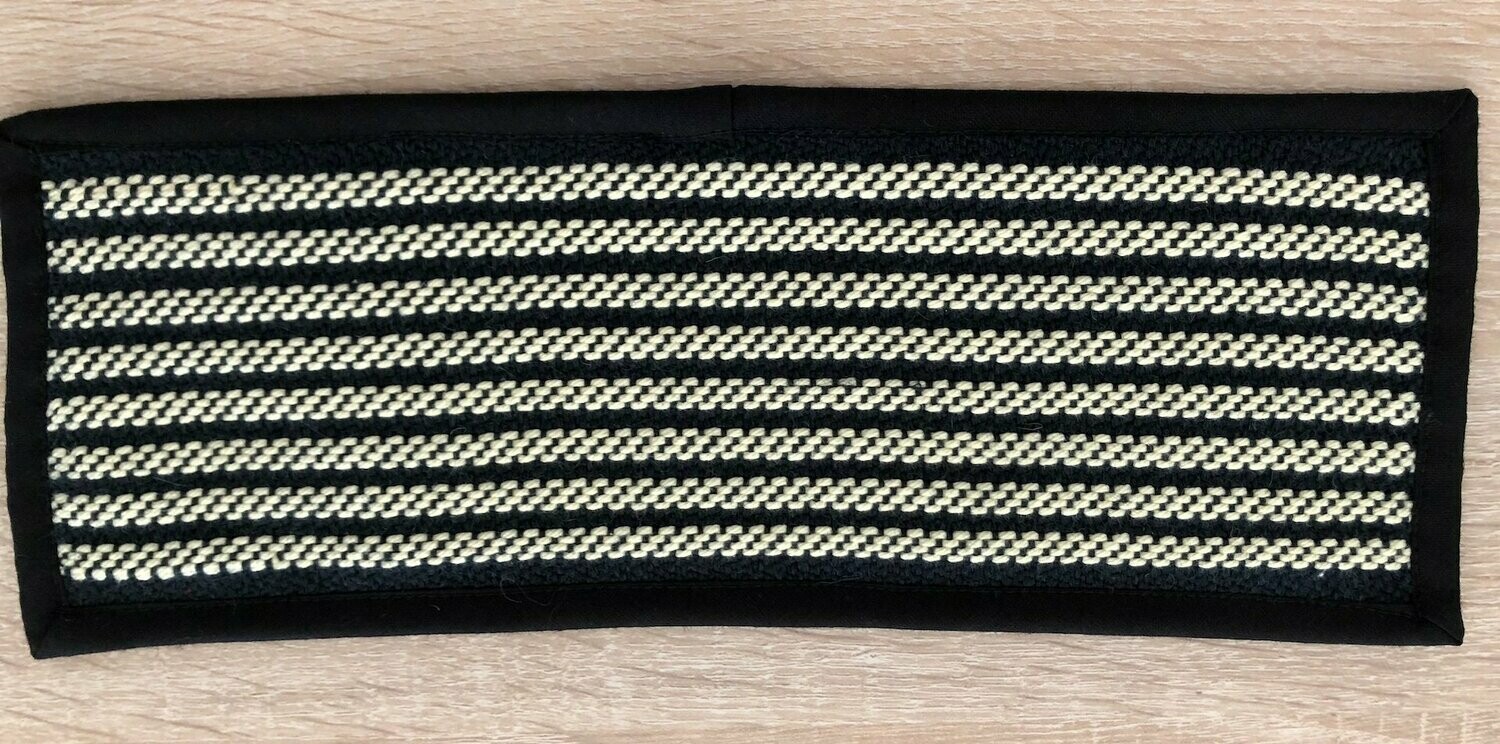 2 Sous-verres "Esykaïégo" noir/jaune pâle