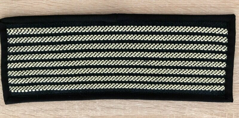 2 Sous-verres "Esykaïégo" noir/jaune pâle