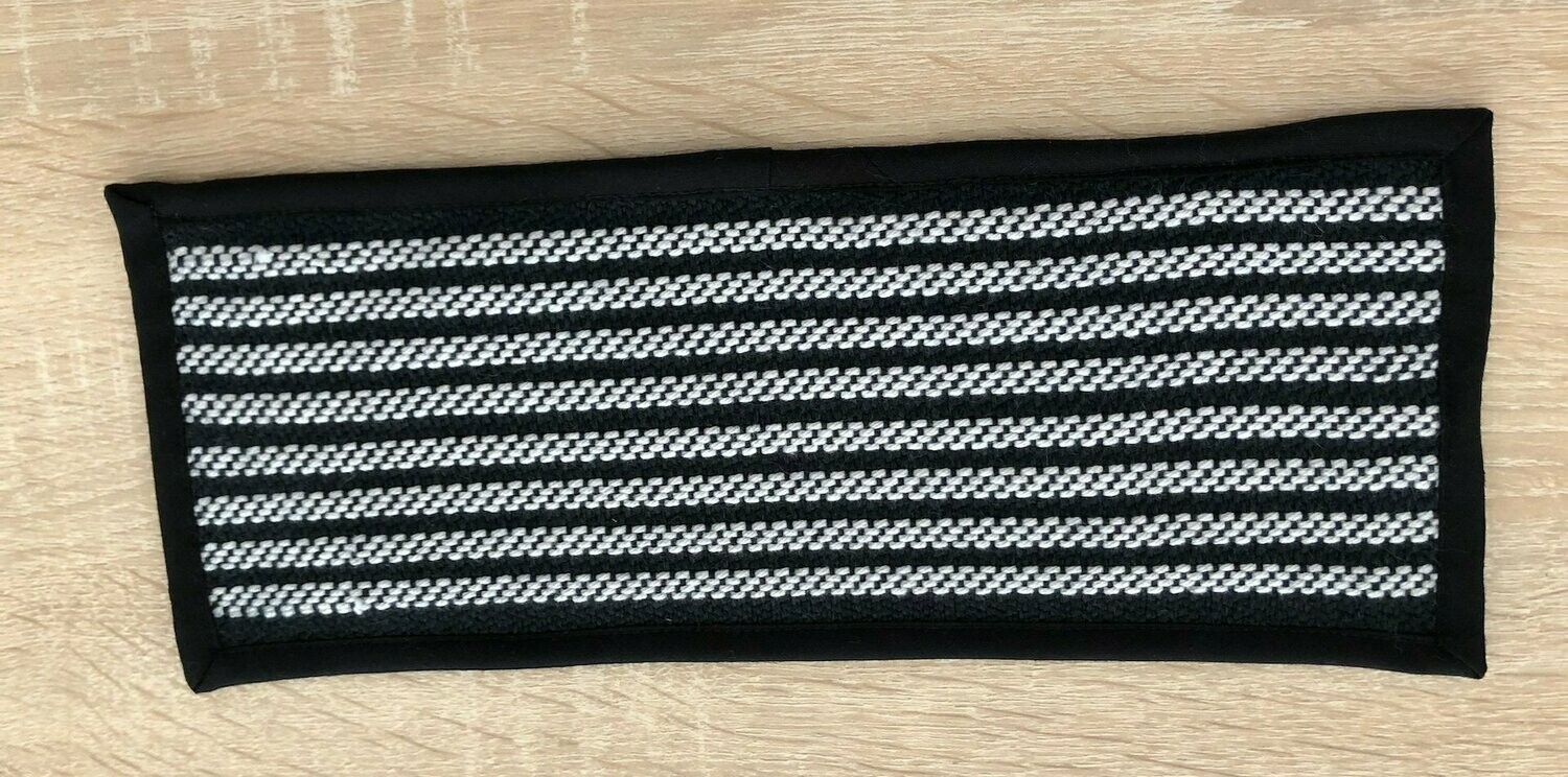 2 Sous-verres "Esykaïégo" noir/gris pâle