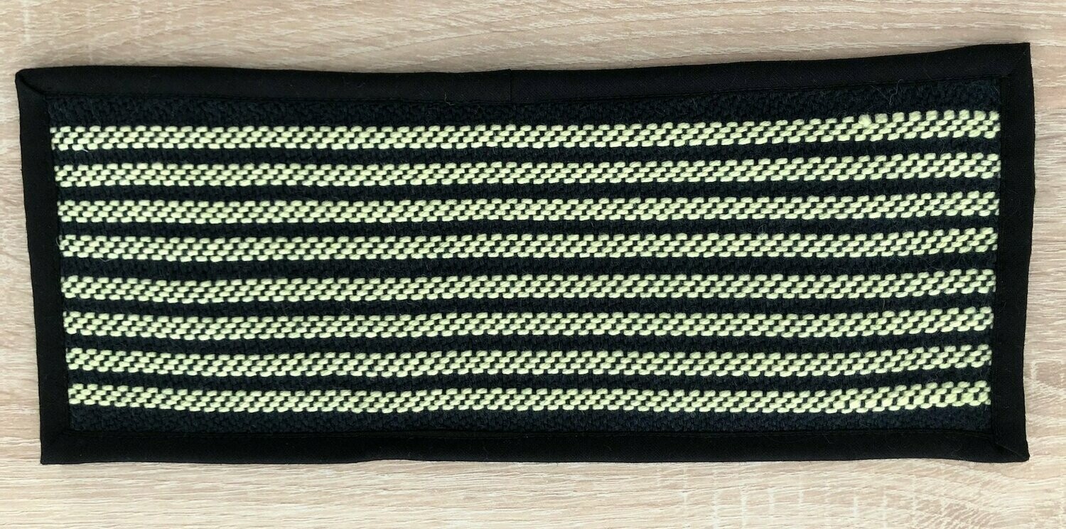 2 Sous-verres "Esykaïégo" noir/vert pâle