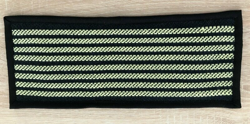 2 Sous-verres "Esykaïégo" noir/vert pâle
