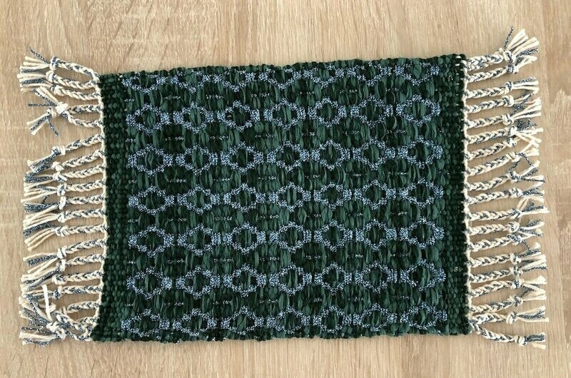 Tapis mini "Diadème" acier
