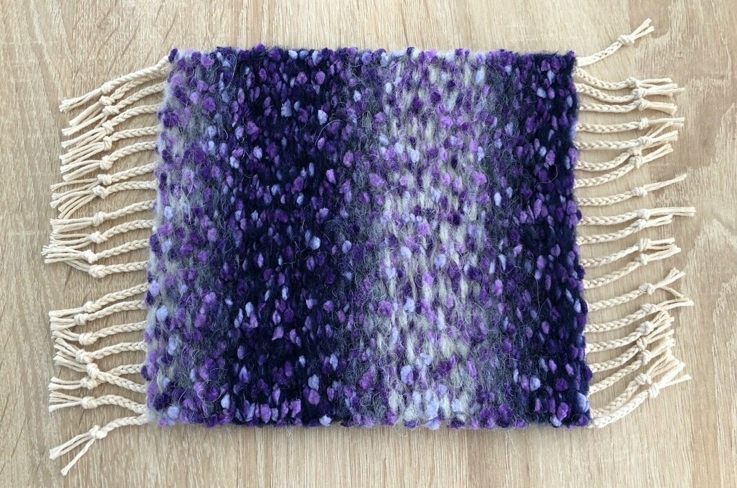 Tapis mini "Confettis" violet
