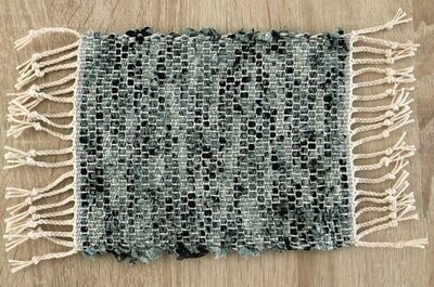 Tapis mini "Ehuna" Boa vert