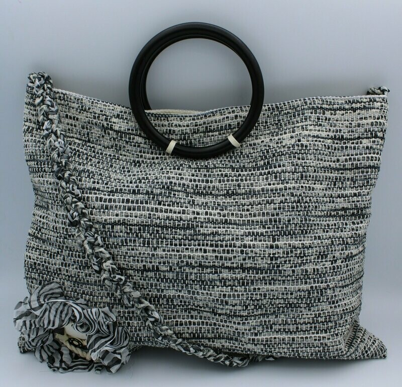 Sac "Soshik" noir et blanc