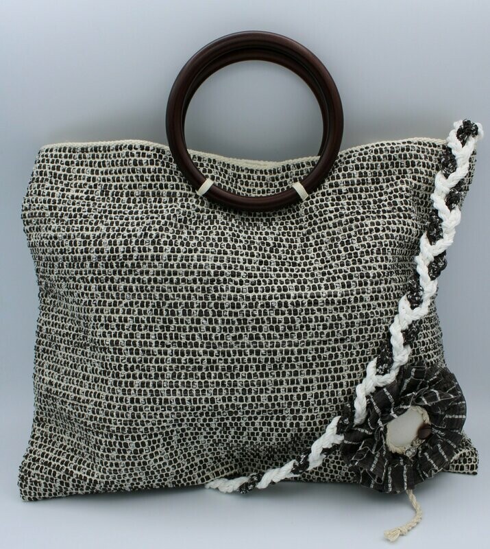 Sac "Soshik" organza marron