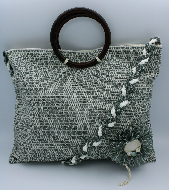 Sac "Soshik" organza gris