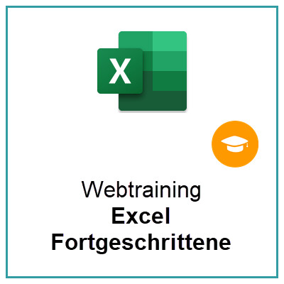 Excel Fortgeschrittene Webtraining
(4 x 2 Stunden)