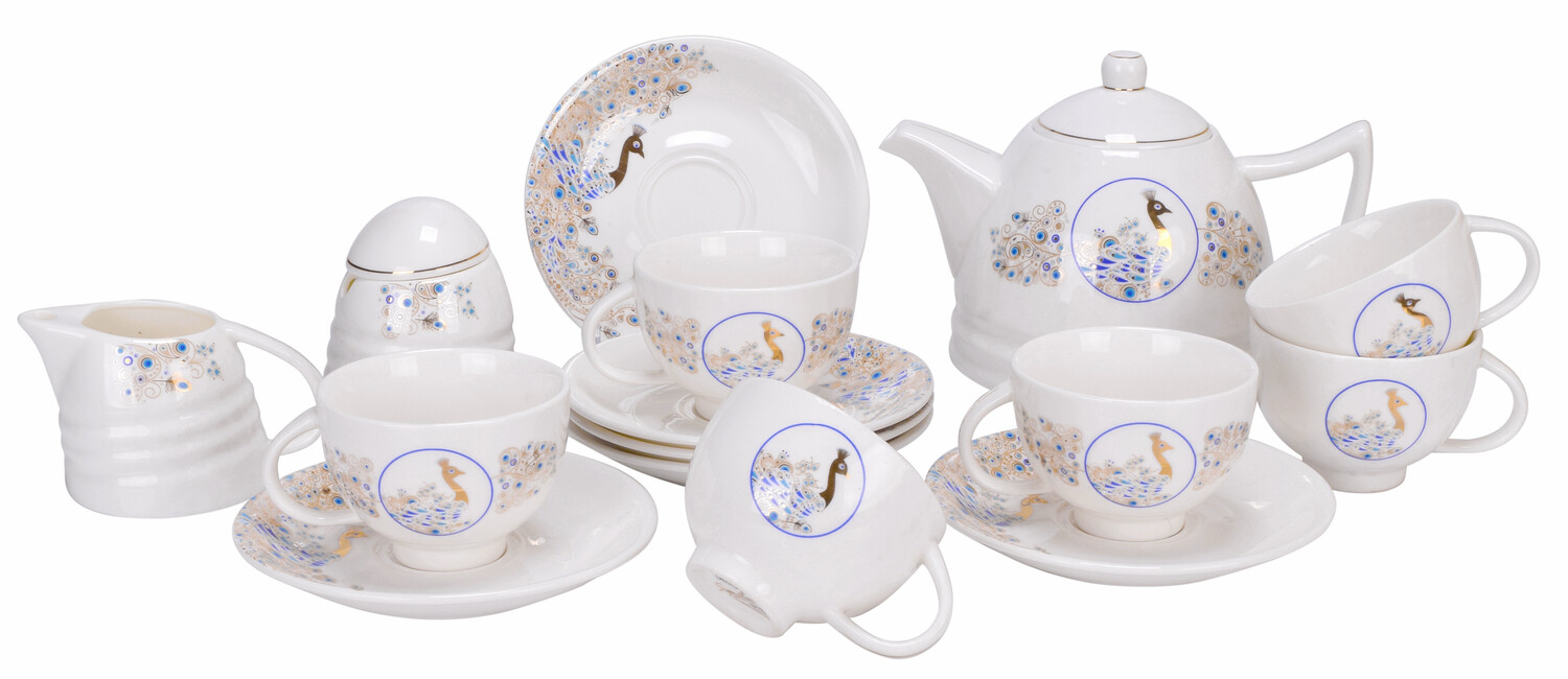 deco pride tea set
