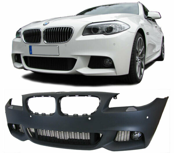Pare choc Avant pour BMW Série 5 F10 / F11 Look Pack M / M5 / Performance Avec trous PDC + Antibrouillards Pare choc Avant pour BMW Série 5 F10 / F11 Look Pack M / M5 / Performance Avec trous PDC + Antibrouillards