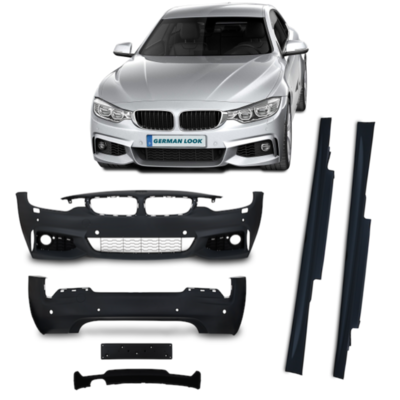 Kit de carrosserie complet pour BMW Série 4 F36 2013 - 2017 Look Pack M /  Avec trous PDC